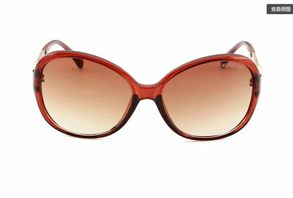 1pcs Fashion Round Sunglasses Eyewear Sun Glasses Designer Brand Black Metal Frame Dark Glass Lenses For Mens Womens Better Brown Cases