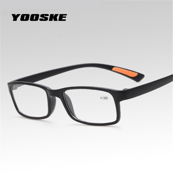 YOOSKE Reading Glasses anti-drop Men's Women's Reading Glasses TR90 high-definition Toughness Resin Material For Reading