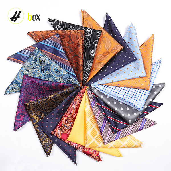 Luxury Men's Handkerchief Polyester Jacquard Dot Casual Fashion Men Pocket Towel Small Square Towel Handkerchiefs 3PCS Free Shipping