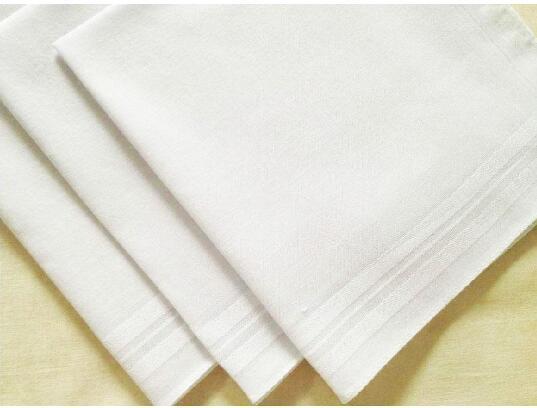 White handkerchief, pure white handkerchief, pure color small square, cotton sweat towel, plain handkerchief,free shipping YD0099