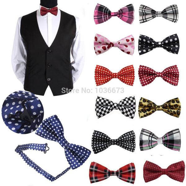 1pcs Convenient Adjustable Men's Adult Commercial Marriage Unique Elastic Multicolor Bowtie Tuxedo Party Bow Tie Necktie YJB0002