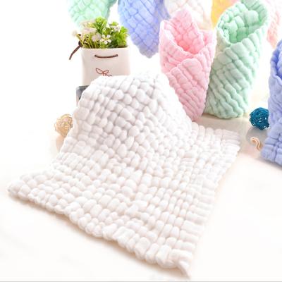 Baby Articles Pure Cotton Washed Gauze Towel Mouth Towel 6 Layer Gauze Instant Absorption Suitable For Children Aged 1-2