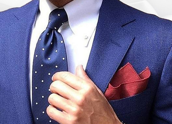 New Arrivals Men's Pocket Kerchief Wedding Business Men's Suit Shirt Pocket Kerchief Wedding Kerchief Handkerchief Polyester Jacquard Hot Sa