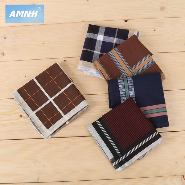 Wholesale 40cm cotton dark men's handkerchief, classic plaid square scarf, men's pocket towel, old handkerchief, a variety of styles