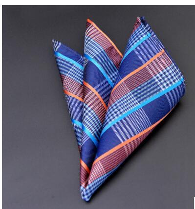 Wholesale Wedding Men's Formal Suits Plain Solid Satin Pocket Square Handkerchief Wedding Party Gentlemen Men Hanky Free Shipping