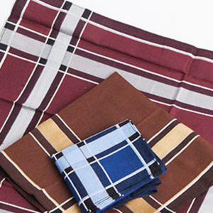 Mens Tartan Pocket Square Cotton Handkerchief High Quality Classic Pattern Plaid Stripe Vintage Scarves 43*43cm PPA187