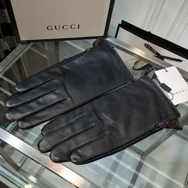 GUC new sheepskin couple models drive thin section Full touch screen gloves, imported goatskin, super comfortable recommended