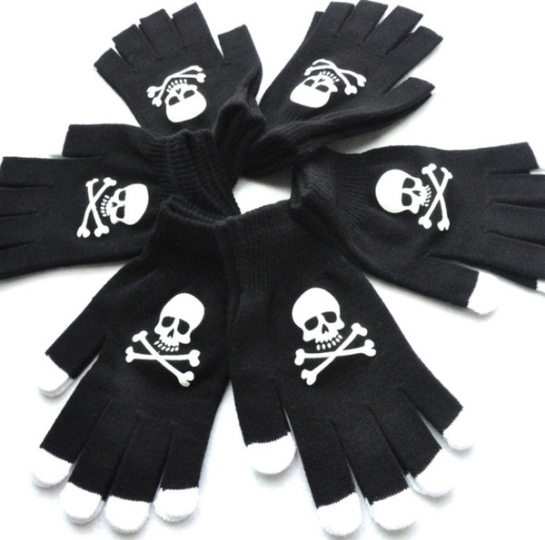 2018 New hot sale Trendzone Halloween Horror Skull Claw Bone Skeleton Goth Racing Full Gloves