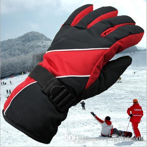 New winter men's adult windproof, rainproof, anti slip ski gloves, warm wholesale space cotton men's Gloves