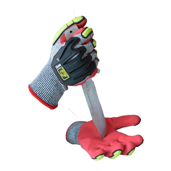 13-pin HPPE riding protection cut-proof collision oil gloves