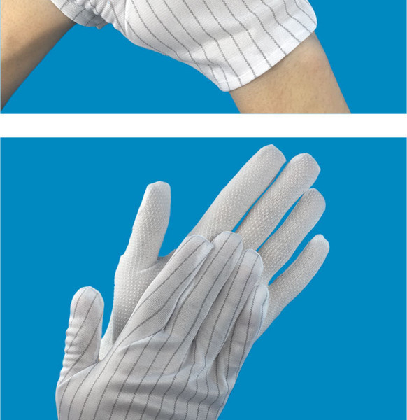 Anti-static stripe dispensing, plastic anti-slip, anti-slip operation, dust-free, rubber gloves, labor insurance