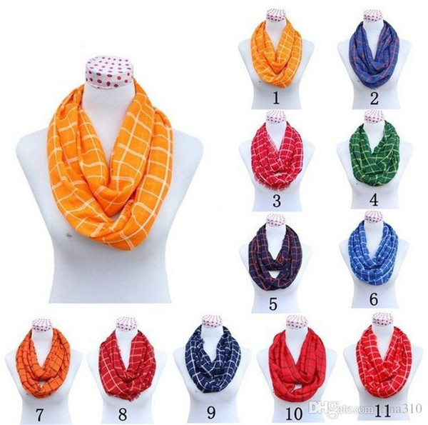 Wave Scarves grain Print collar ring Europe and the United States cotton scarf Woven jacquard women scarfs 4154