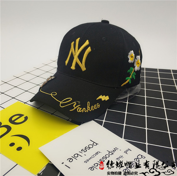 Fashion structured Cotton Baseball Cap Adjustable Plain Hat Embroidery Adjustable