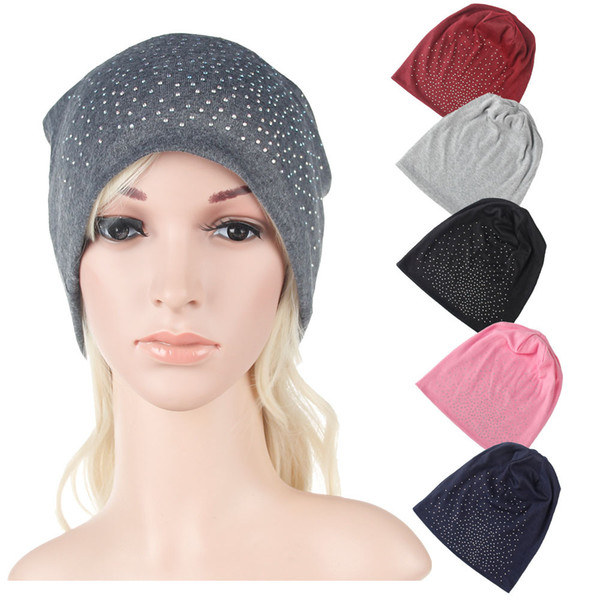 Brand New Unisex Knitted Warm Hat Diamond Cotton 6 Colors 12pcs Drop Shipping Autumn Winter Hedging Beanie Caps Outdoor Hat