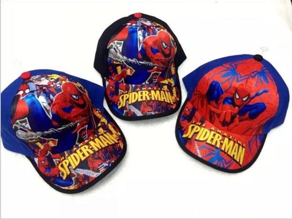 15pcs Superhero Spiderman mix boy girl Fashion Sun Hat Cloth cap Casual Cosplay Baseball Cap gifts U4