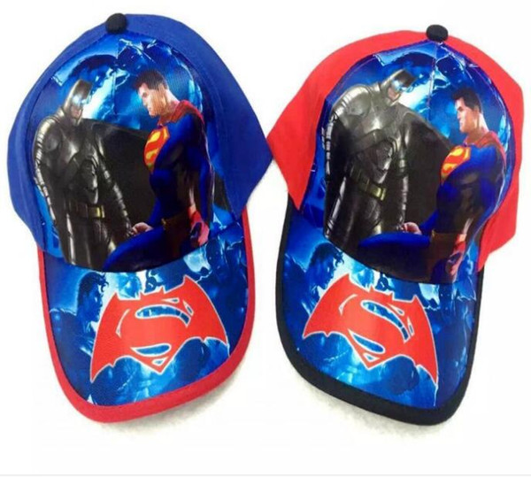 15pcs Superhero Superman Batman mix boy girl Fashion Sun Hat Cloth cap Casual Cosplay Baseball Cap gifts U4