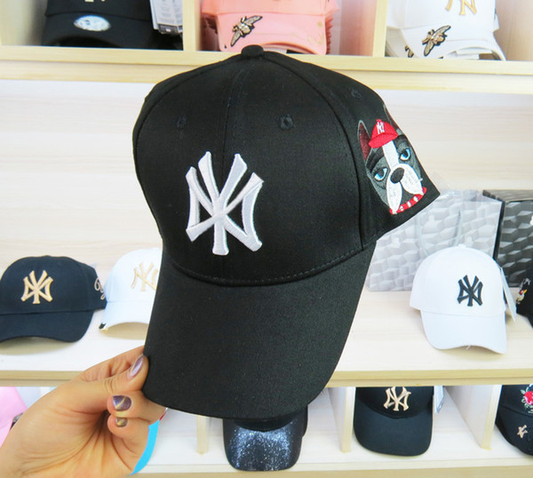 Designer Brand Cute Little DOG Embroidery Baseball Caps Top Designer Letter 3D Embroidery Hat Brand Caps