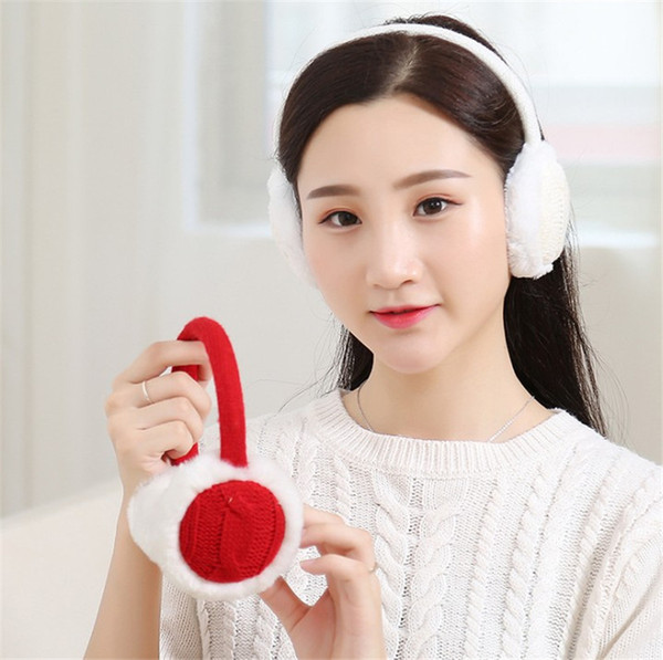 Women Girl Winter Warm Kint Earmuffs Earwarmers Ear Muffs Earlap Warmer Headband Number 8 Ear Muffs