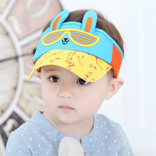 New Cool Boy Baby Infant Summer Visors Rabbits Caps Sun Hats Girls Kids Sun Caps Beach Hats