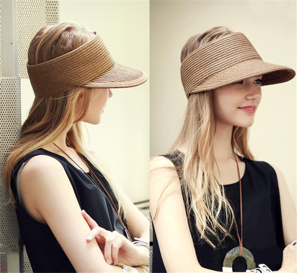 New Summer Fashion Visors Women Colorful Caps Sun Hats Girls Woman Sun Caps Cloth Beach Hats