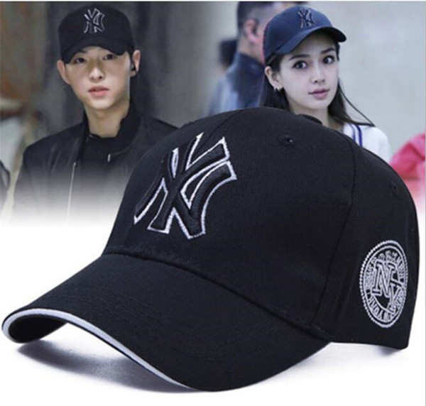 12pcs Fashion NY Baseball Caps 12 Colors Peaked Cap New Adjustable Snapbacks Sport Hats J072