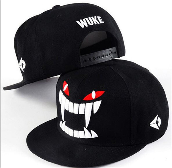 WUKE Big teeth south Korean baseball cap hipster hats in hip hop hat J019