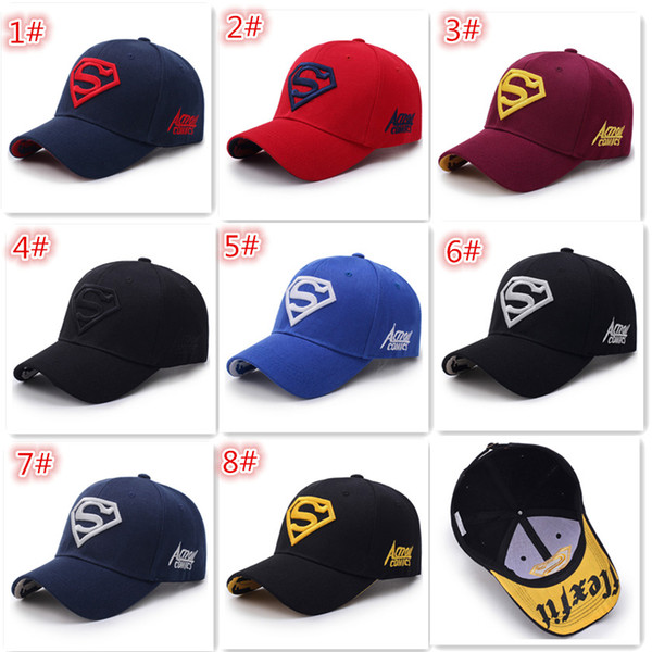 Vogue Sports Diamond superman Embroidered Baseball Caps Chapeu Outdoor golf Vintage gorras planas Casquette Hip Hop Casual floral hats X016