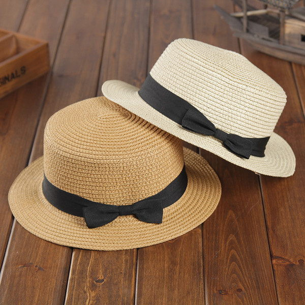 Brand New South Korean Version Sunshade Female Beach Hat Handcrafted Straw Hat Outdoor Sun Protection Hats