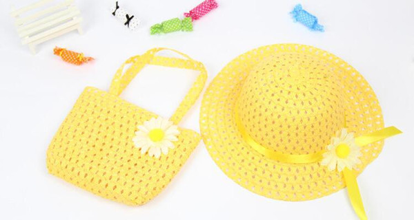 New 2018 Baby & Kids Accessories Fashion Baby Hats & Capschild Hollow Out Flowers Straw Hat Children Sun Hat Cute Girls Hats