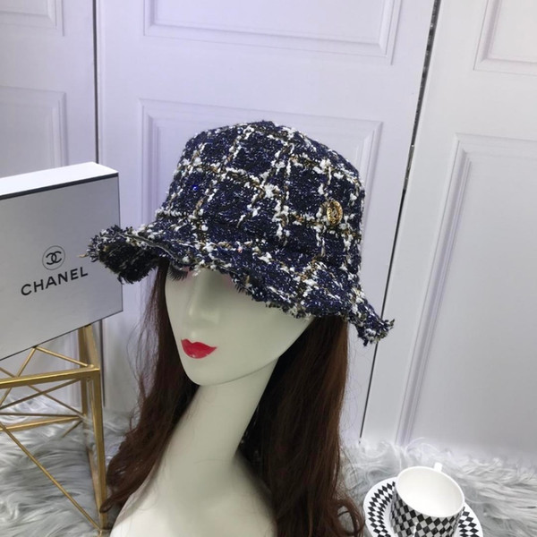 Original Single Hat Wool Cap Knitting Cap Wool Yarn Hats Autumn And Winter Warm Cap Female (95062)