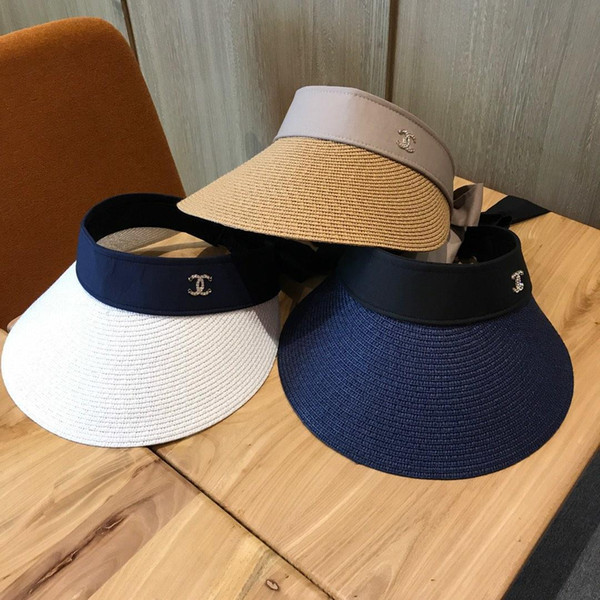 Outdoor men Visor Sun Hat Female Sunscreen Summer Sports Tennis Cap Fashion Lady Travel Beach Empty Top Hat Gci-7