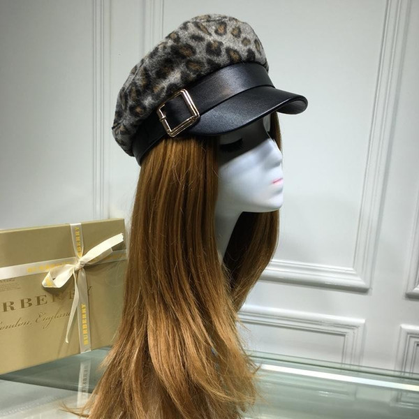 Wool Cashmere Peaked Beanie Wool Yarn Hats Autumn And Winter LADIES Wide Brim Sun Hat (07016)