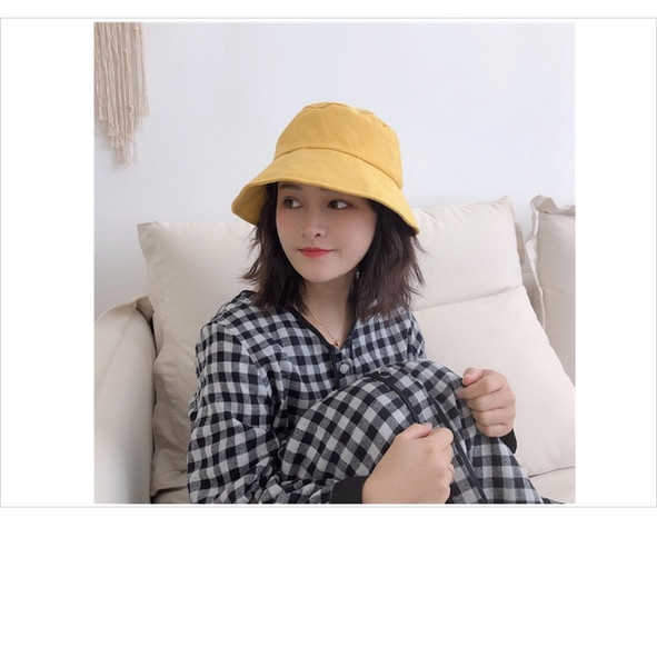 Literary Sweet Japanese Fisherman Hat Female Spring And Summer Korean Version Of Fine Corduroy Bow Basin Cap Student Visor