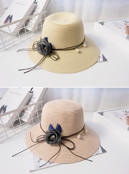 Straw Hat And Big Eaves Helmet Are Suitable For Seaside Travel And Folding And Sun Protection Beach Hat.