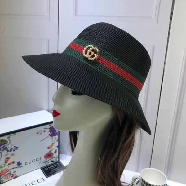 2019 spring and summer new hat retro classic pattern wild simple personality fashion