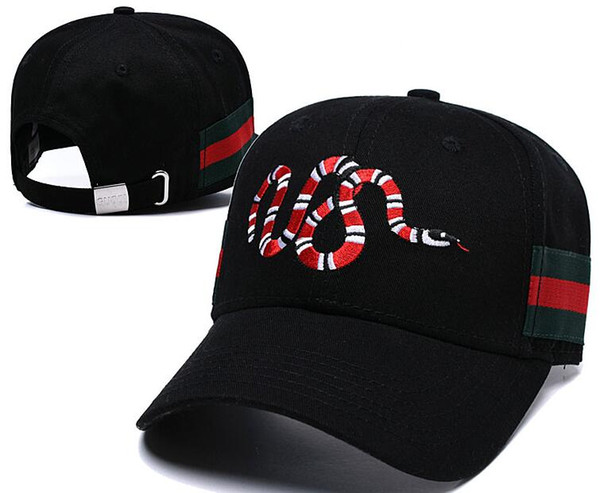 Wholesale Luxury hats Women Men Brand Red snake logo Designer Casual Cap Baseball Cap Avant-garde snapback Fashion Hip Hop hat casquette sun