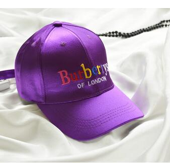 2018 embroidered color alphabet satin baseball cap men and women autumn and winter new shade cap lovers cap sports