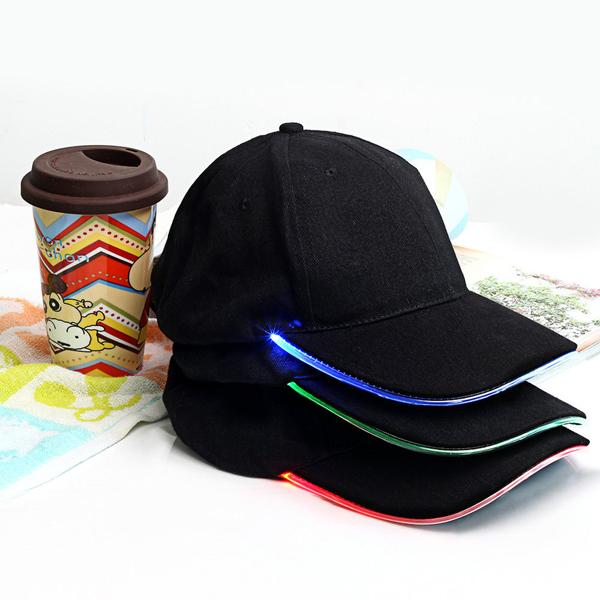 New Fashion Party Caps with LED Lights Cotton Varible Rich Colors Baseball Hats Light 10pcs/lot Drop shipping