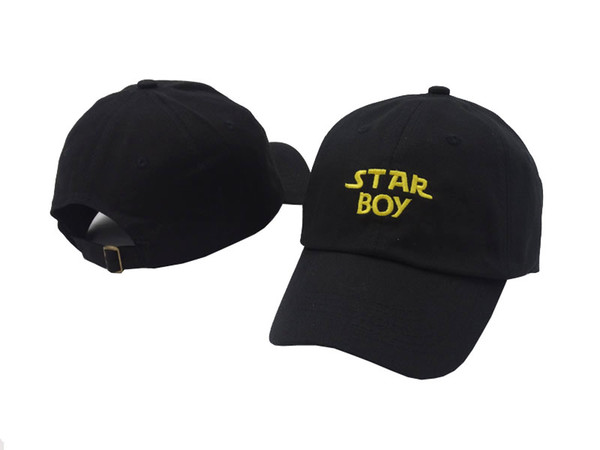 Fashion Men's Ladies Hat English The Weeknd Starboy Couple Hat Street Pop Hip Hop Baseball Student Adjusting the Sun Cap