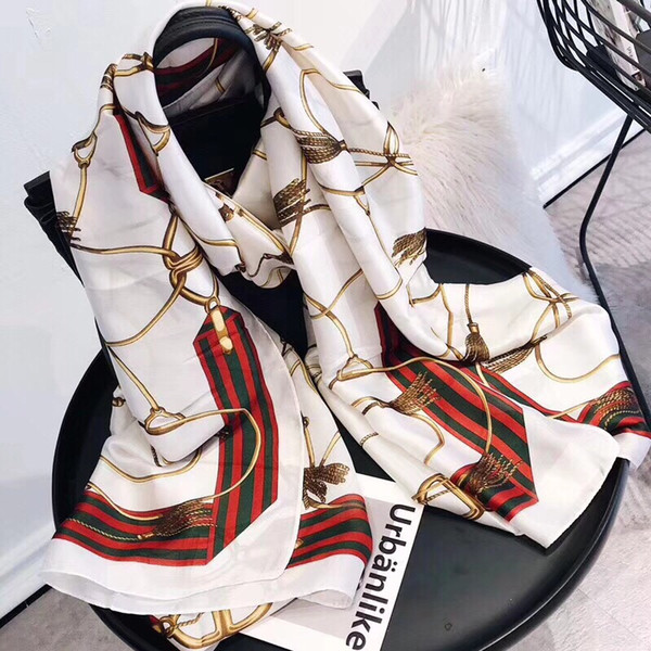 New 0100 Luxury Brand Square Women Print Scarf Joker Pink Floral Bird Pattern Shawls Womens Large 90*180cm