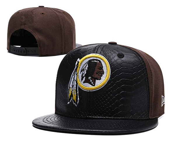 NEW Men's Redskins Fan's Adjustable Hat Fashion Brand Hip Hop Flat Brim Women Snapback Cap Men Women Bonnet Street Bone