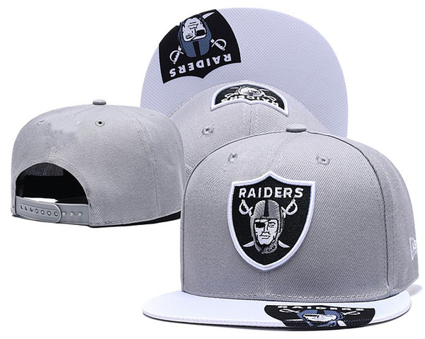 NEW Men's Raiders Fan's Adjustable Hat Fashion Brand Hip Hop Flat Brim Women Snapback Cap Men Women Bonnet Street Bone