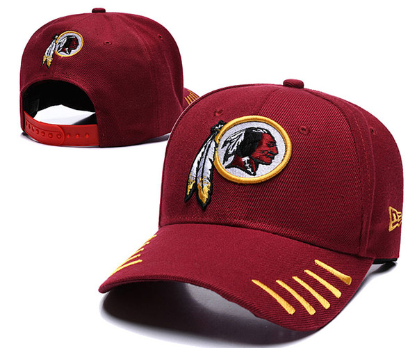 Tophatstore New arrival 2019 Popular HOT SALE Redskins Sport Adjustable Hats For ALL Team Mix Order Various Colors Men's Snapback Flat Caps