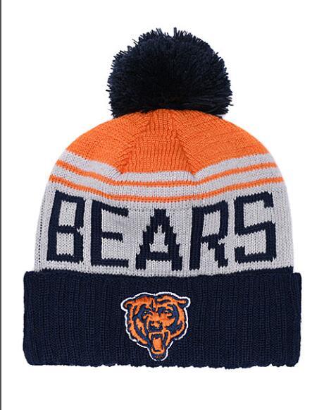 Cheap Men Women Winter Out Door Beanies Fashion Fans Brand Hip Hop BEARS Skull Beanie Hats Pom Cuffed Knit Cap