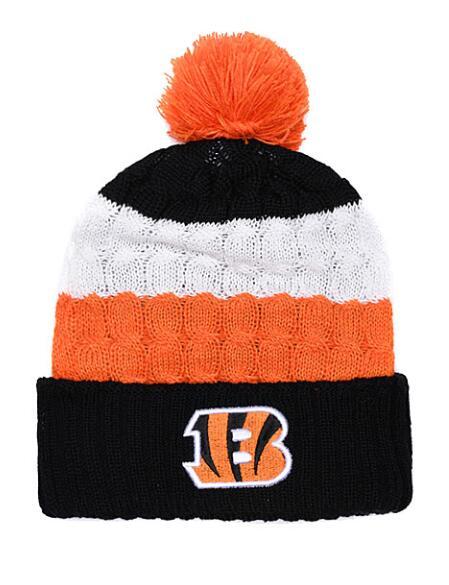 Brand New Unisex Beanies Man Women Warm Winter Sports Bengals Knitted Knitting Sports Ski Hat Beanies Turtleneck Cap