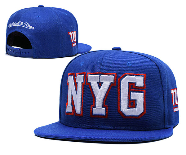 NEW Men's NYG Giants Fan's Adjustable Hat Fashion Brand Hip Hop Flat Brim Women Snapback Cap Men Women Bonnet Street Bone