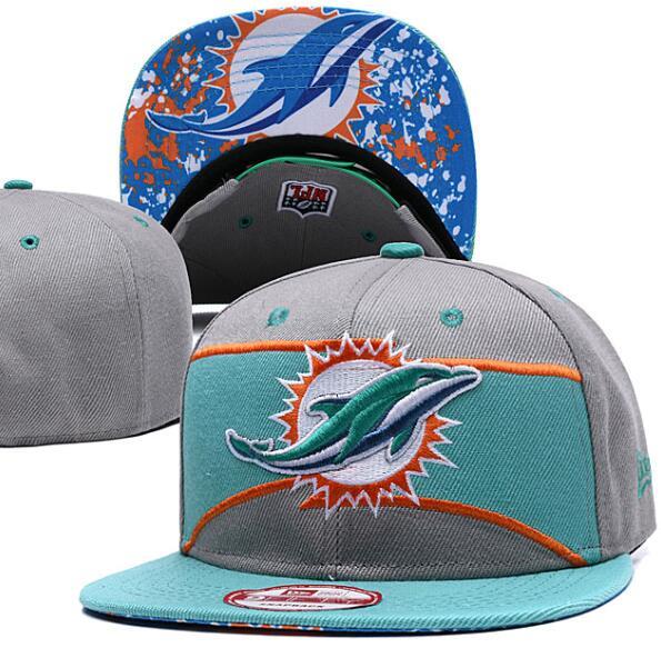 Tophatstore All Teams Baseball Cap Dolphins Men's Women's Adjustable Snapback Hat Casual leisure hats Solid Color Fashion Summer Fall Caps