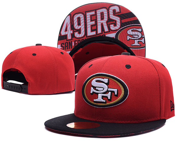 Tophatstore All Teams Baseball Cap SF 49ERS Men's Women's Adjustable Snapback Hat Casual leisure hats Solid Color Fashion Summer Fall Caps