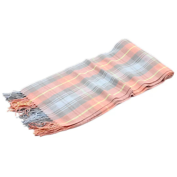 Lattice scarf Korean version of women's fashion, autumn and winter students ins Girls Classic Plaid British shawl dual-purpose