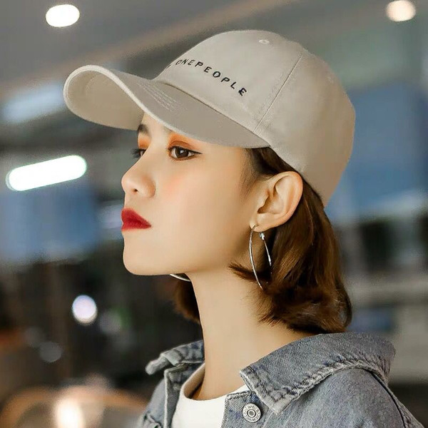 Soft-crowned Hat Female Korean Tide Couple Spring and Autumn Sunshade Cap Summer Fashion Sunscreen Duck Tongue Cap ins Baseball